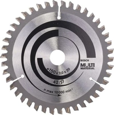 Disk rrethor prerës Bosch Multi Material 2608640453, 30.5 cm, argjend