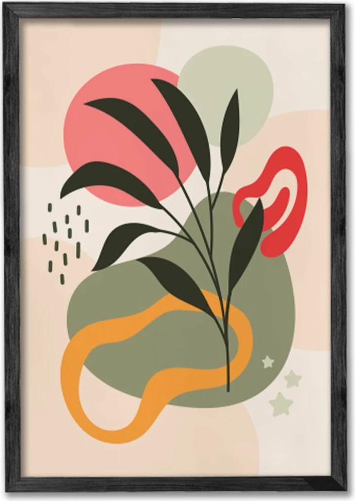 Pikturë dekorative me kornizë (3 copë), Wallity, Ersy3Syhcrv19