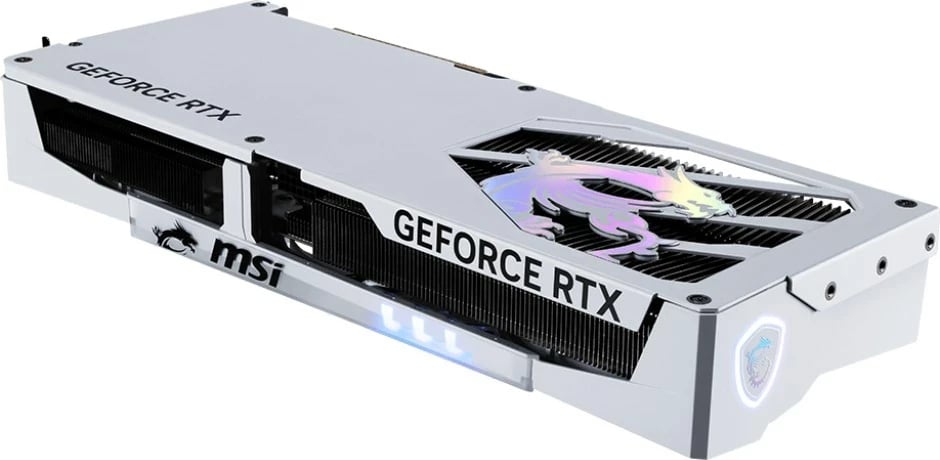 Kartelë grafike MSI GeForce RTX 5070 GAMING TRIO OC, 12 GB GDDR7, e bardhë