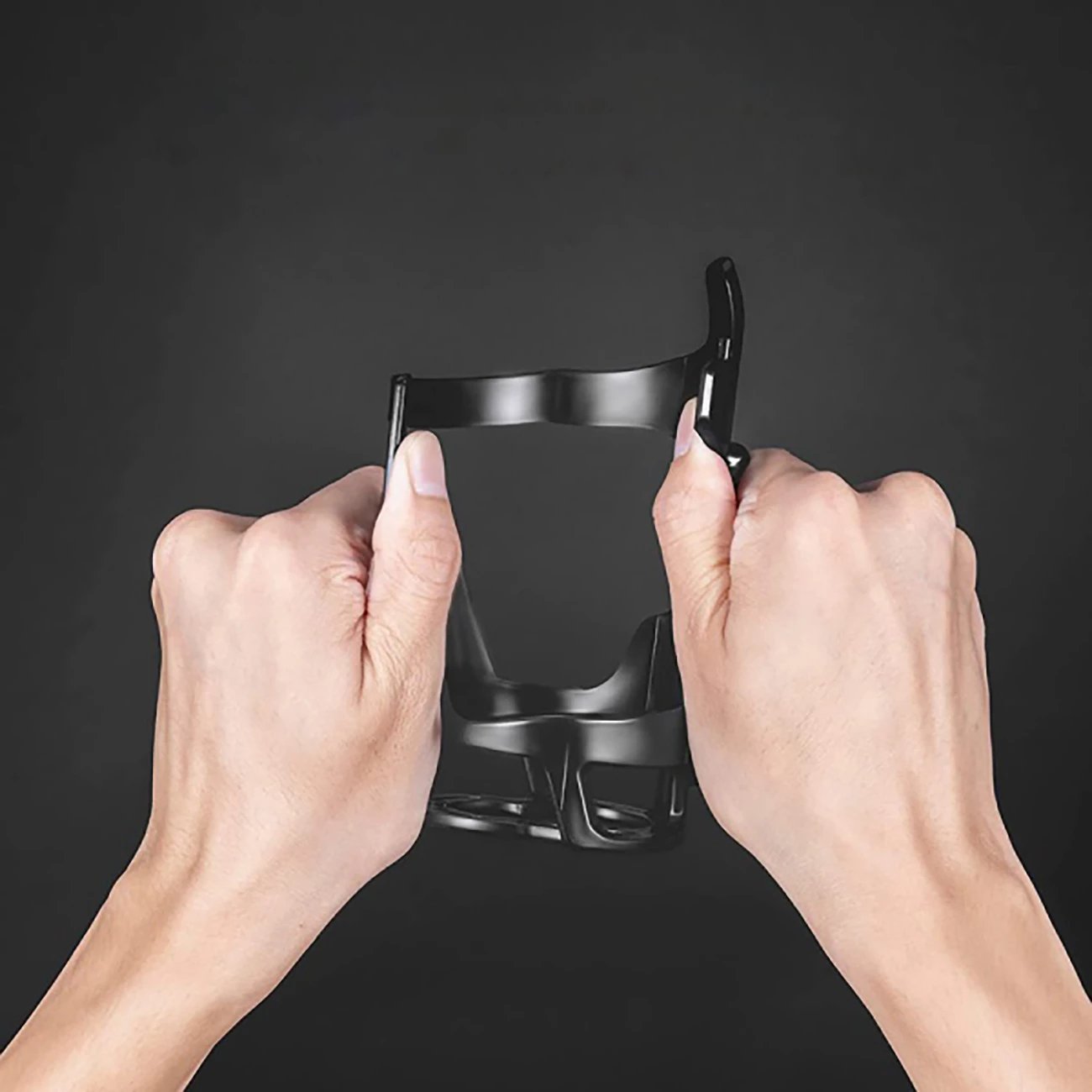 Mbajtëse shishe për biçikletë Rockbros 31210012001, polikarbonat, e zezë