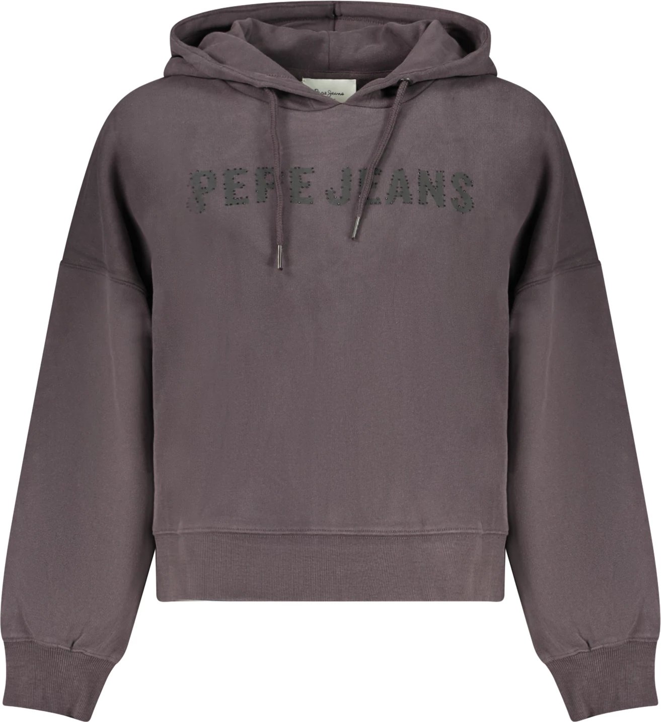 Duks me kapuç PEPE JEANS femra, e zezë