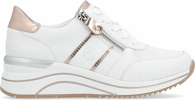 Atlete platforme për femra Rieker, të bardha