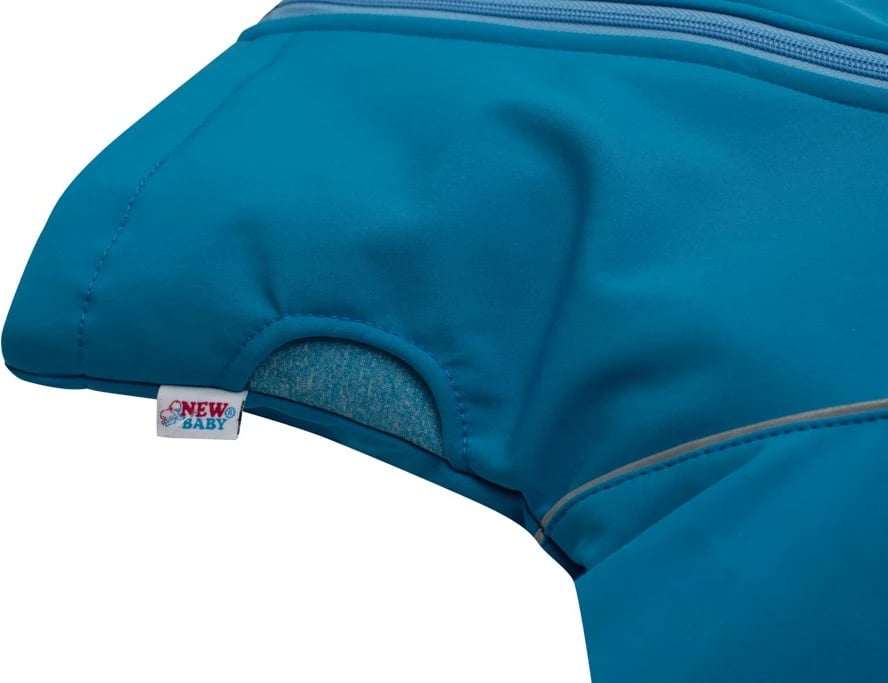 Xhaketë softshell bebe, New Baby, madhësia 98 (2-3 vjet), 3-shtresore 10,000 mm/3,000 g, kapuç, blu
