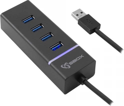 USB hub SBOX, H-304, 3.0, 4 porte