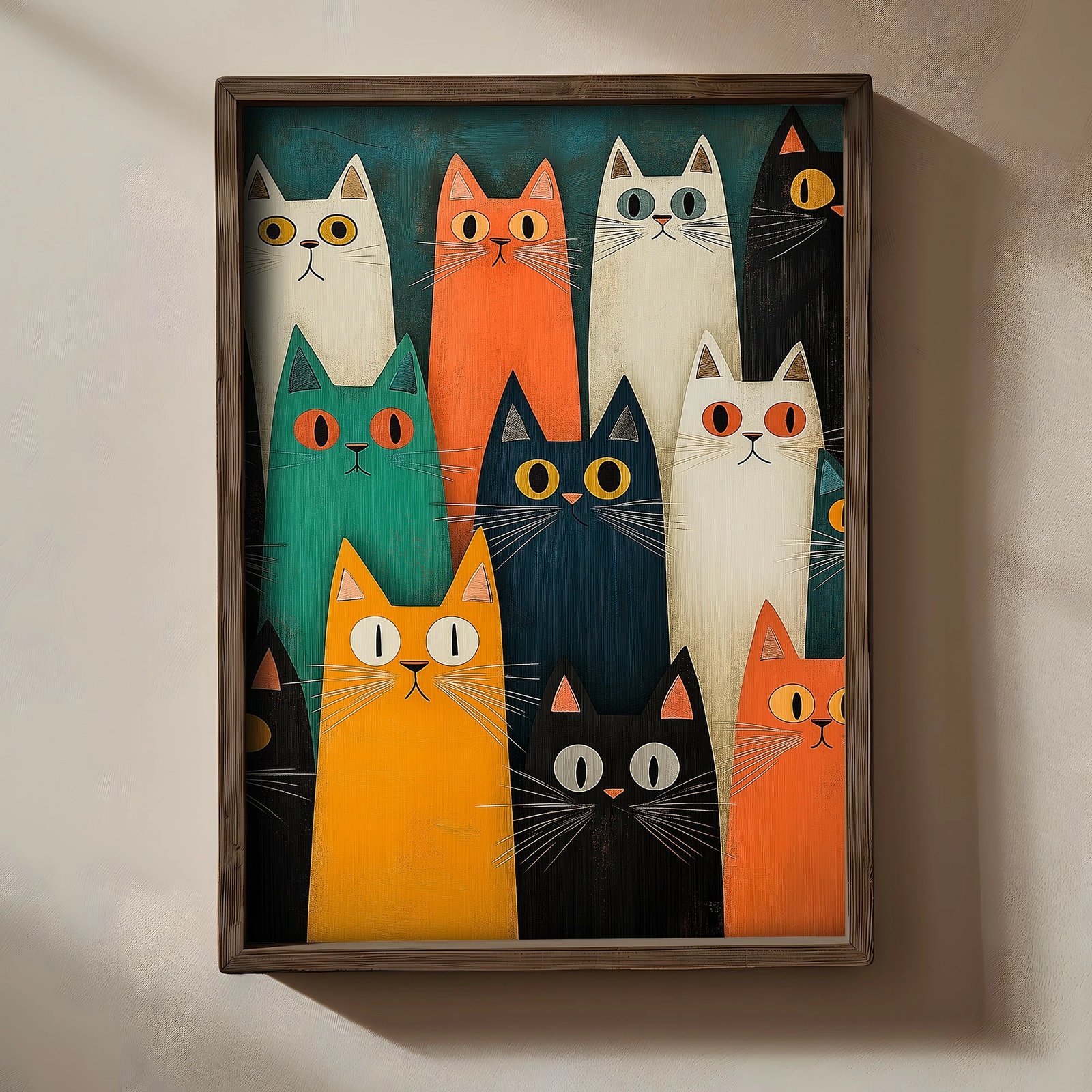 Pikturë dekorative me kornizë, MDF, shumëngjyrëshe, Wallity, TUN020-XL, 50x70x3.5cm