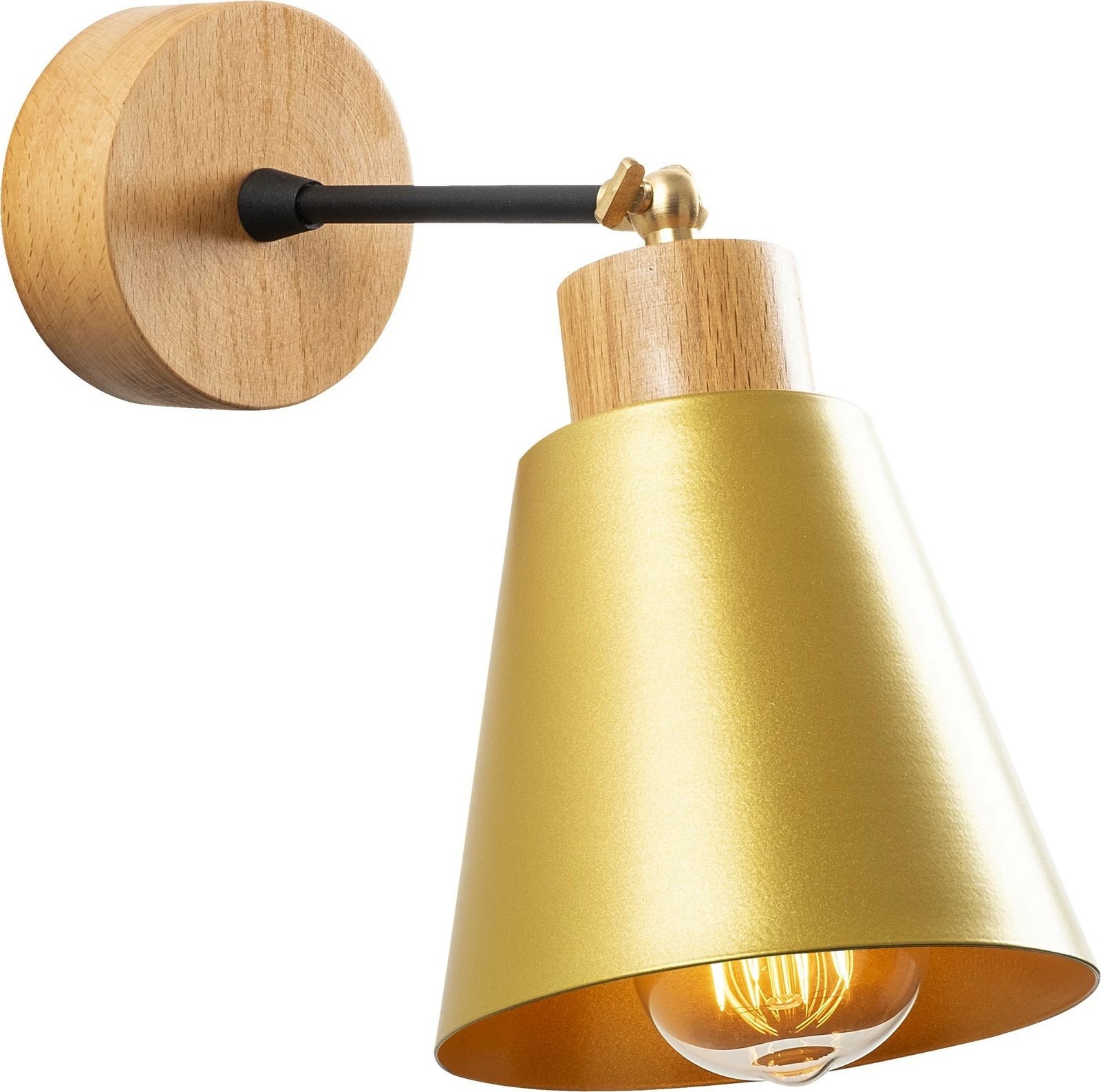 Llambë muri Opviq, Manavgat, ngjyrë ari, N-613 Llambë muri Opviq, Manavgat, ngjyrë ari, N-613