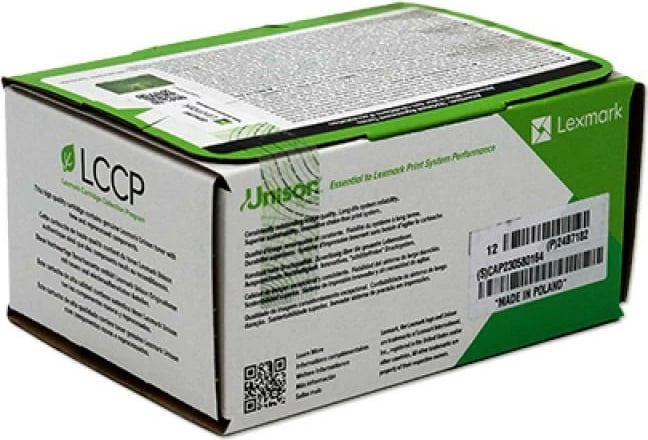 Toner, Lexmark 24B7182 rendiment 6k cyan