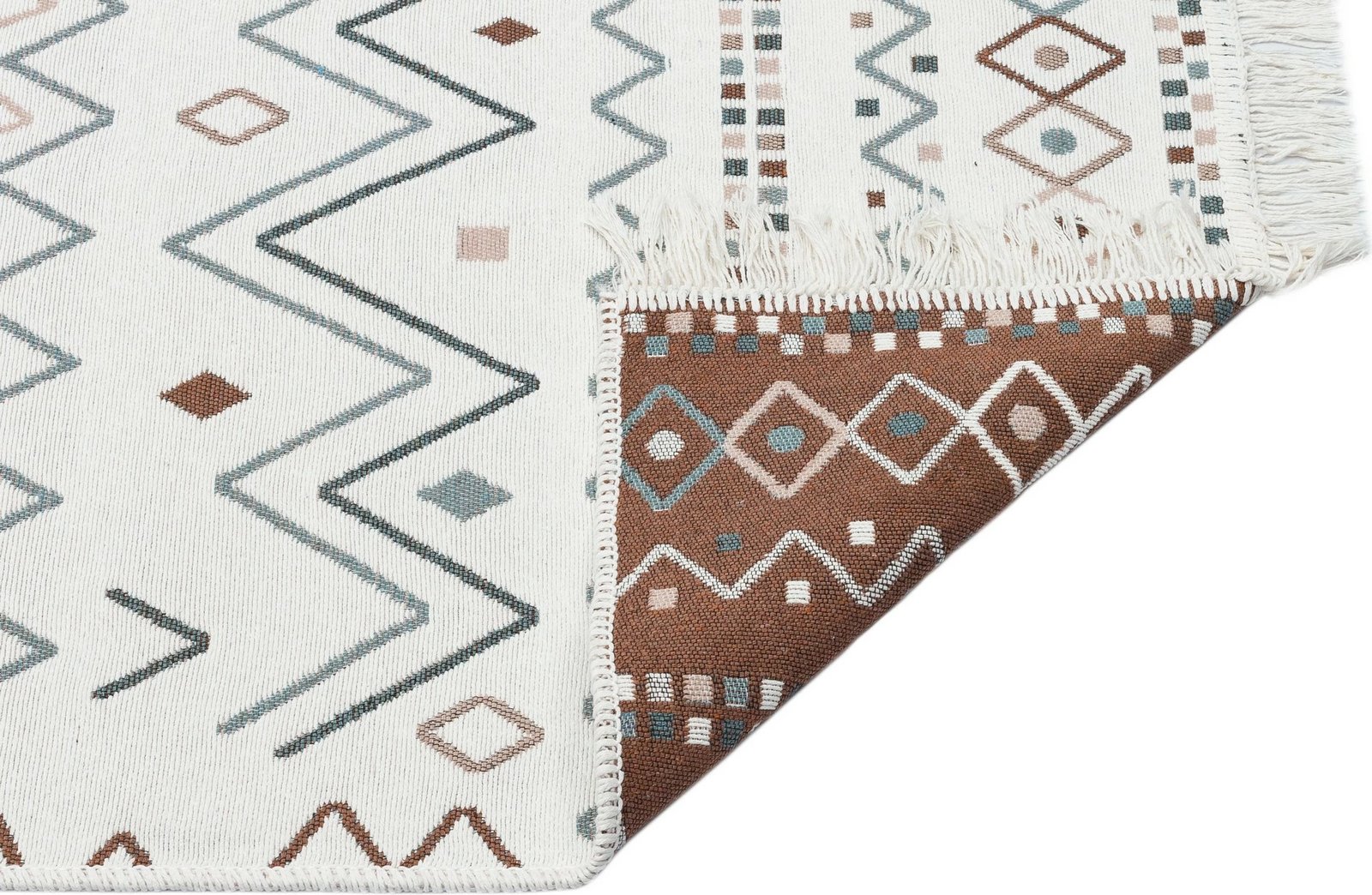 Qilim, ngjyrë bezhë dhe blu, 160x230cm, Conceptum Hypnose, Ar 05