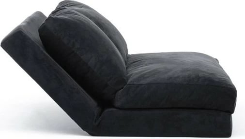 Divan-krevat 2 vendesh Atelier del Sofa, Taida, ngjyrë e zezë