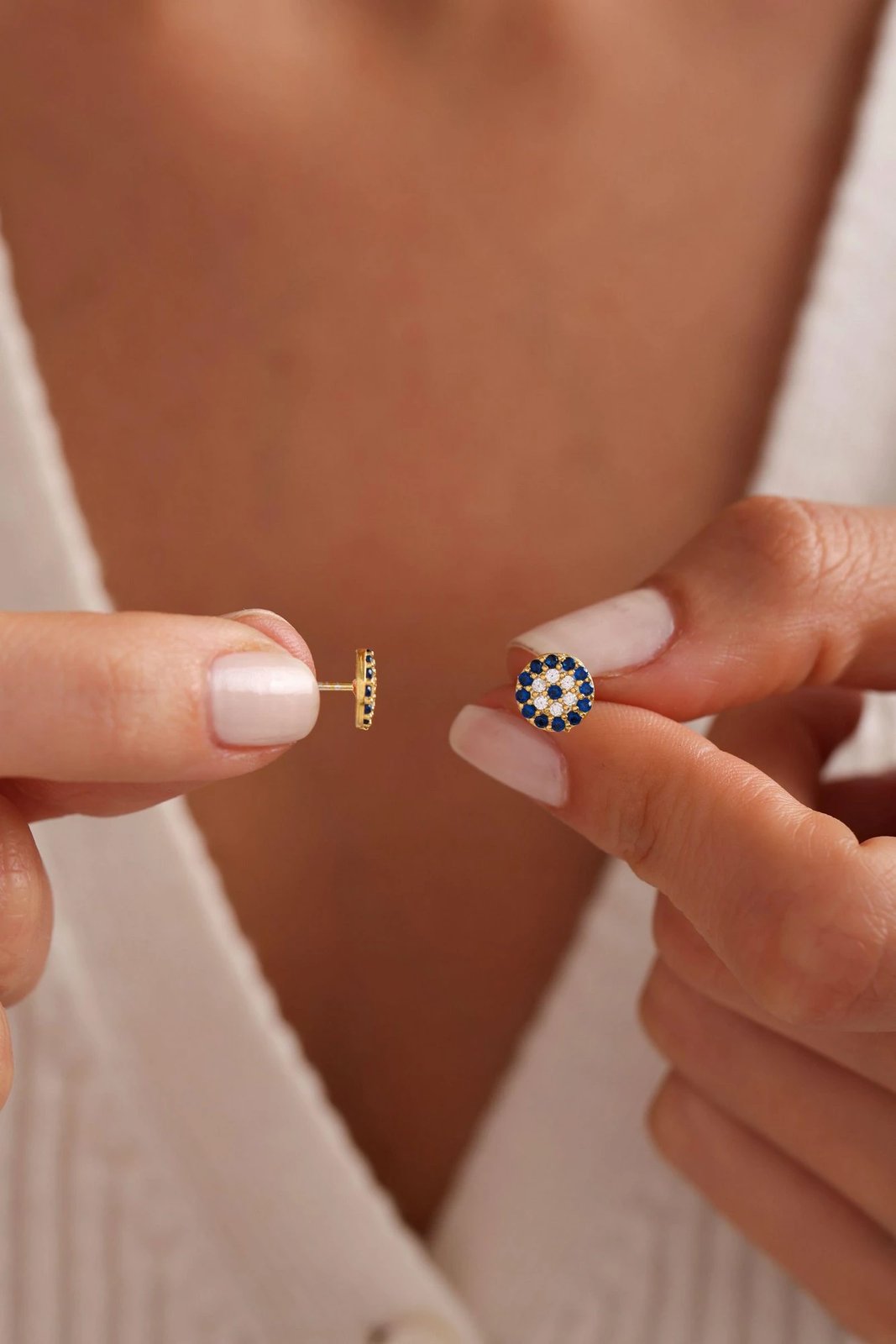 Vathë argjendi Jumeon, ngjyrë ari dhe kaltër e errët, NRZ999858