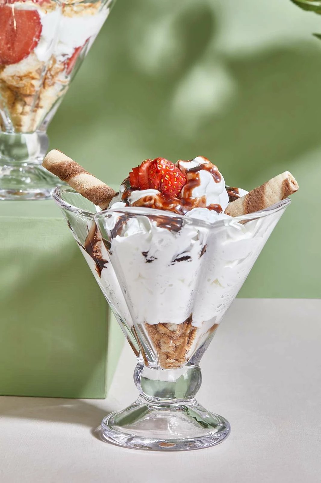 Set gotash akulli për ëmbëlsira, qelq transparent, Hermia, Orion (2 copë) Set gotash akulli për ëmbëlsira, qelq transparent, Hermia, Orion (2 copë)