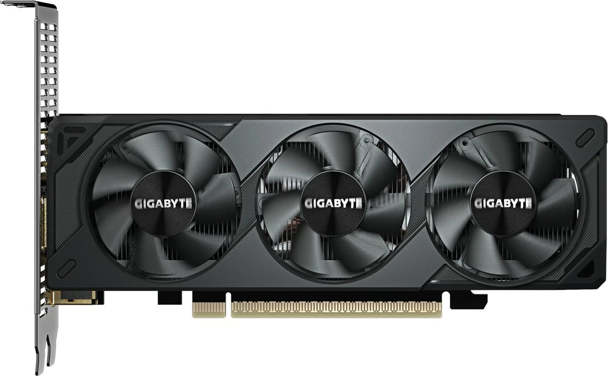 Kartelë grafike Gigabyte RTX 5060 OC Low Profile 8GB GDDR7, 3 fan, e zezë