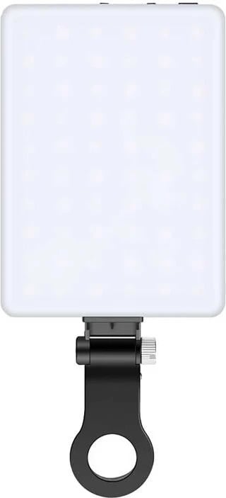 llambë selfie LED bi-color, Neewer, NL-60AI B08VGJ1TK9, 60 LED, CRI 95+, bateri 2000 mAh, USB-C/micro USB, me kapëse dhe mbajtës telefoni