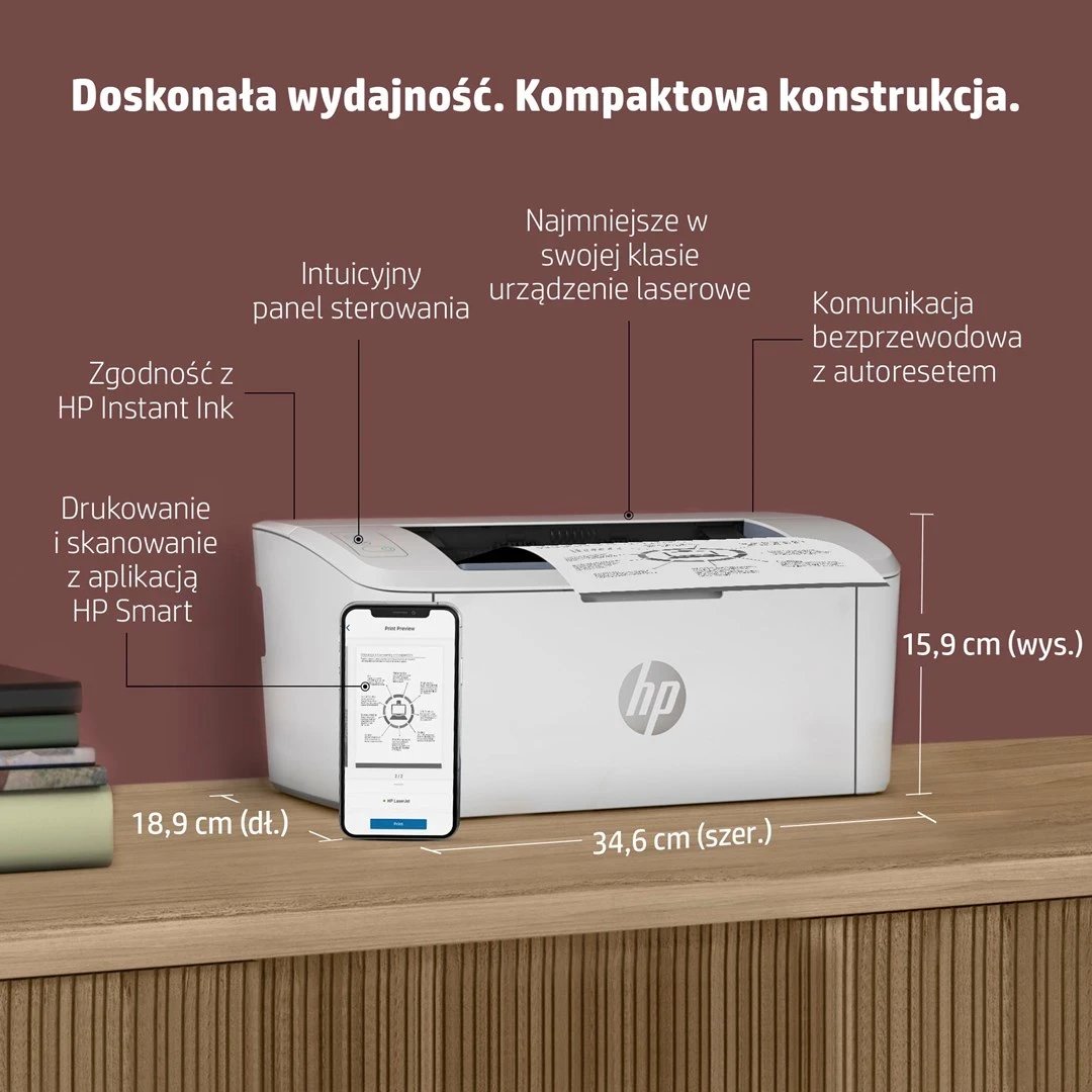 Printer Laser HP LaserJet M110w, për zyrë të vogël, në ngjyrë të bardhë Printer Laser HP LaserJet M110w, për zyrë të vogël, në ngjyrë të bardhë
