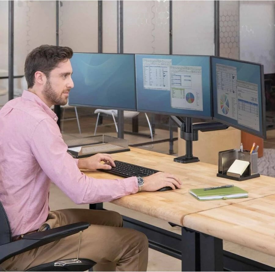 Mbajtëse monitori Fellowes 8042601, 27", e zezë 