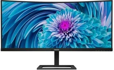 Monitor Philips E Line 346E2CUAE/00 34" UltraWide WQHD i lakuar USB-C MultiView, i zi