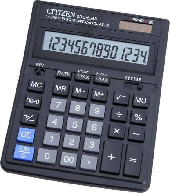 Kalkulator Citizen SDC-554S, i zi