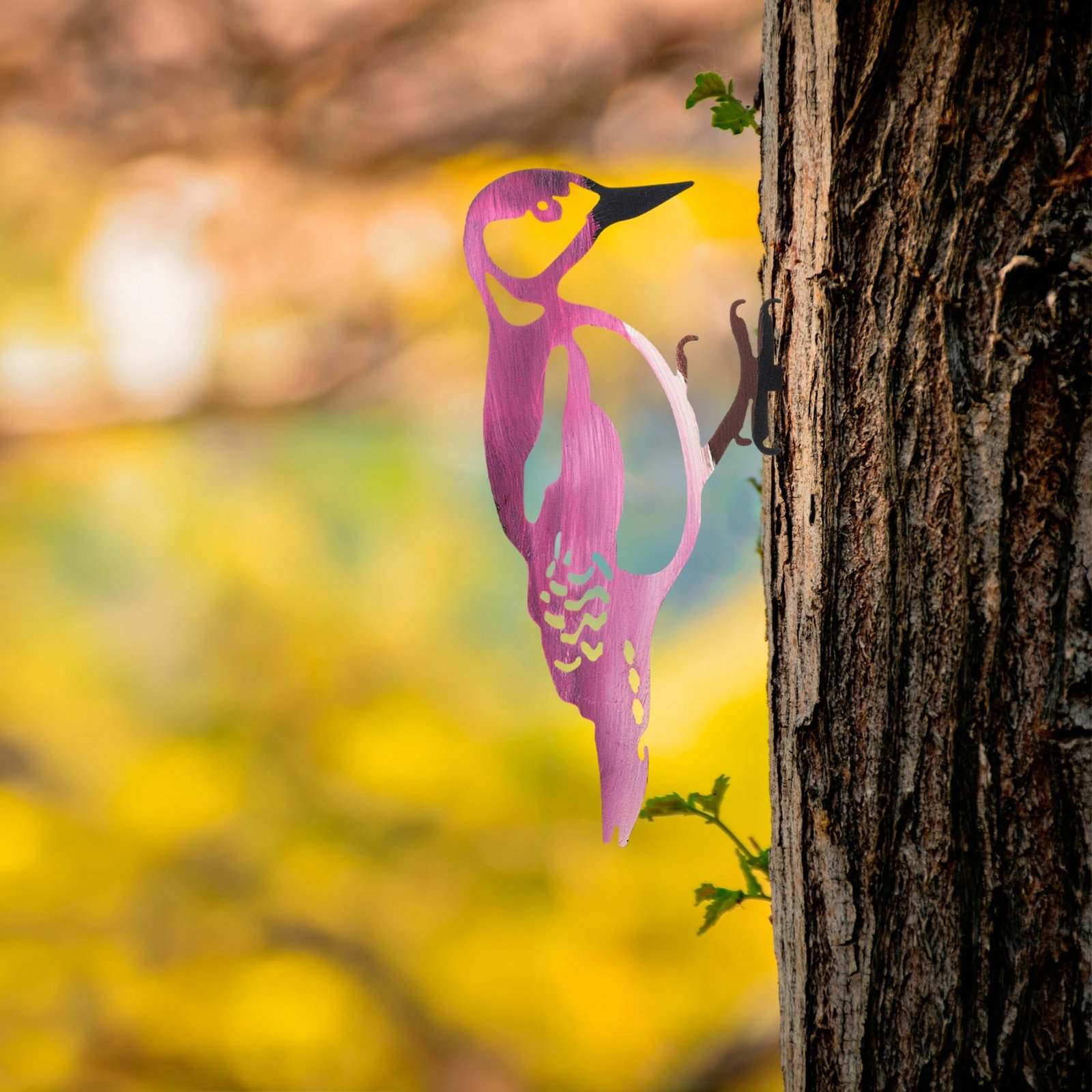 Objekt dekorativ për kopsht, zog në degë, Aberto Design, 21