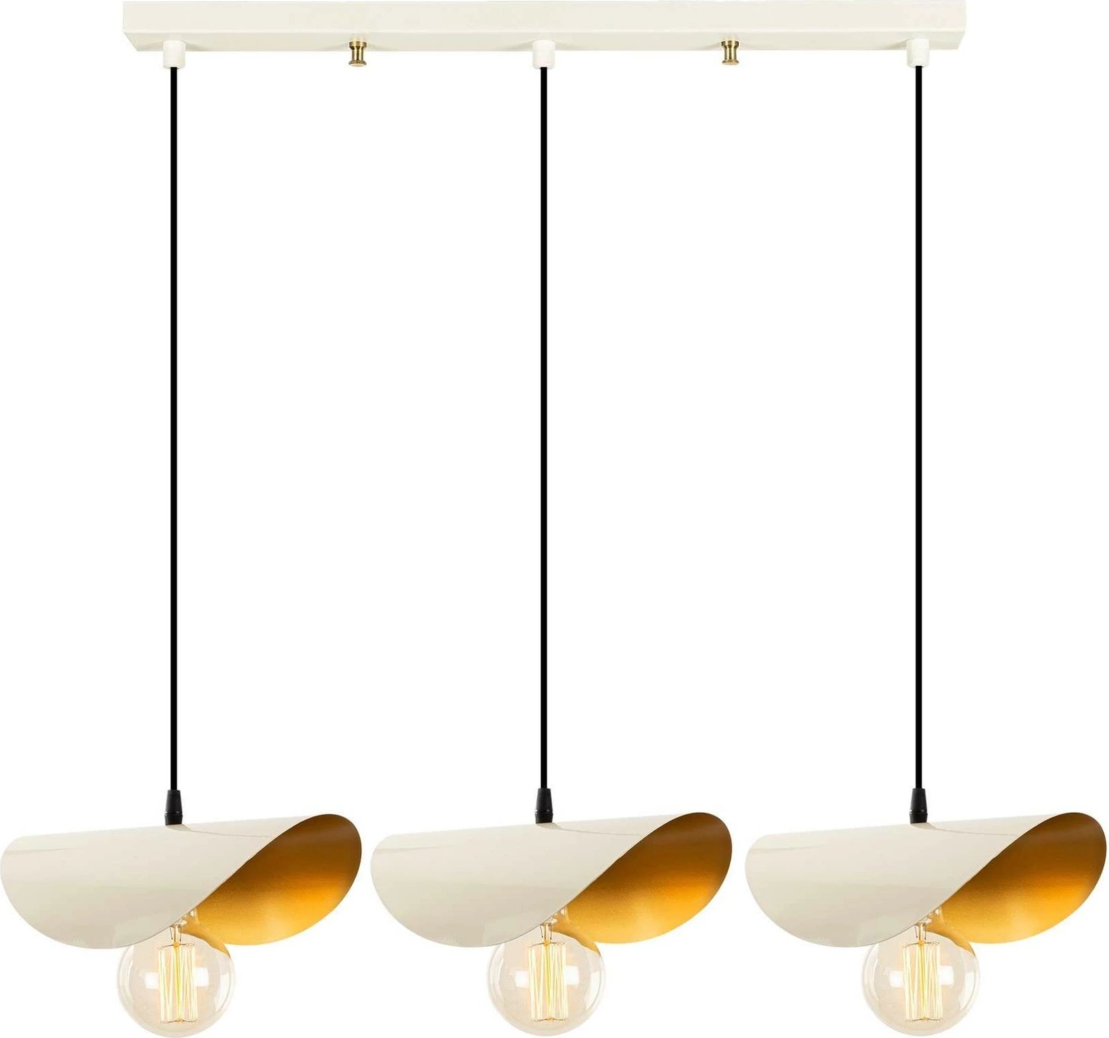 Llambë tavani Opviq, Sivani - MR - 965, trup hekuri, e bardhë dhe e artë