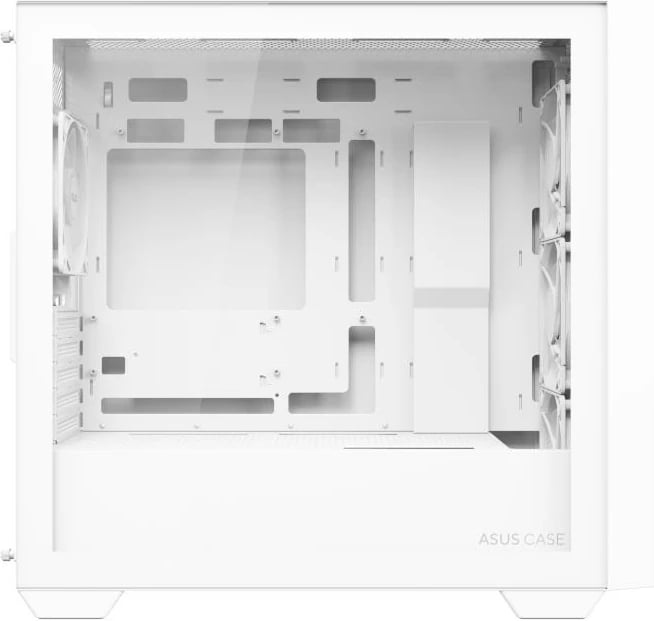 Kasë, Asus A21 PLUS (90DC00H3-B19010), microATX, 4x ARGB fans, radiator 360 mm, GPU 380 mm, e bardhë