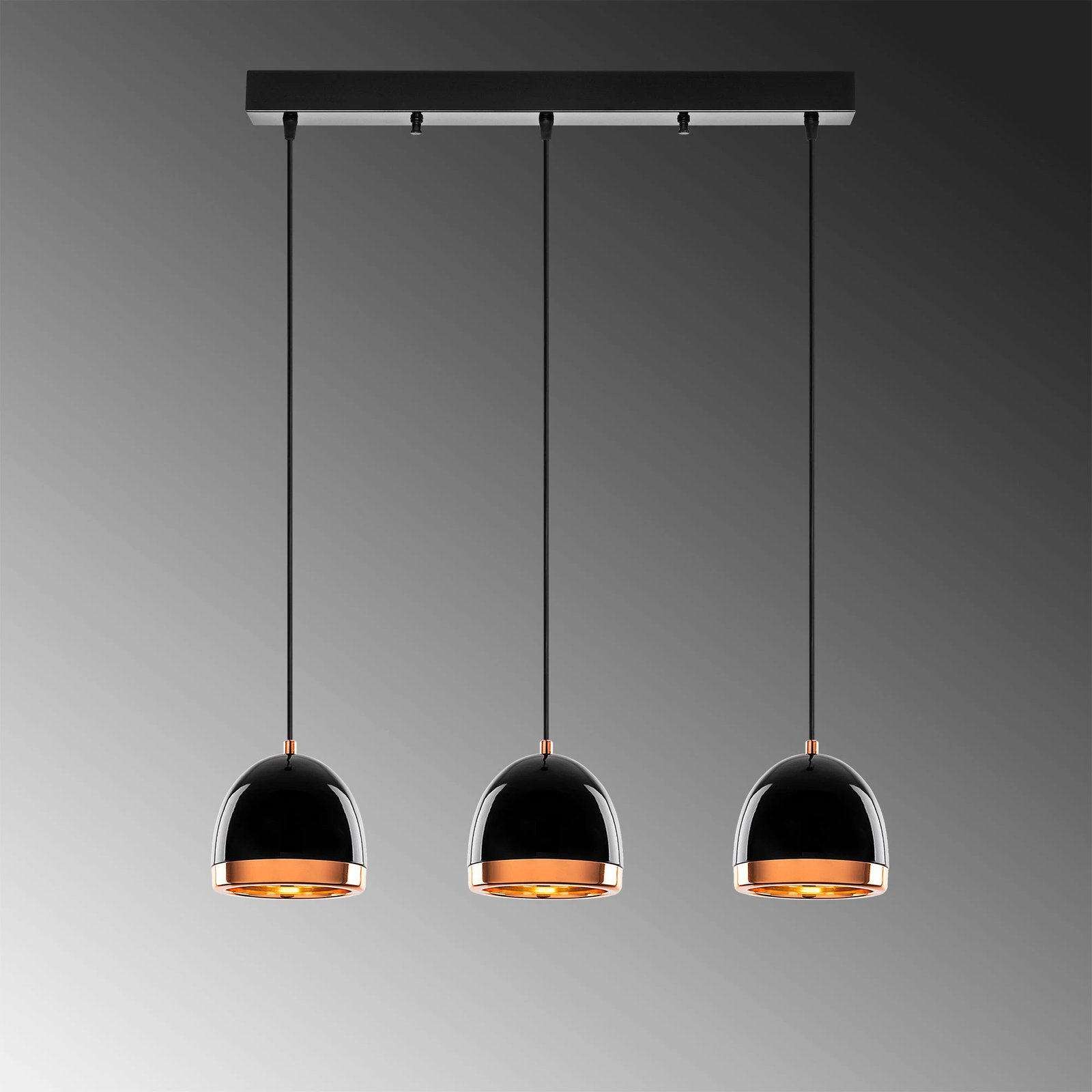 Llambë tavani Opviq, Mugo - 10639, e zezë dhe ari