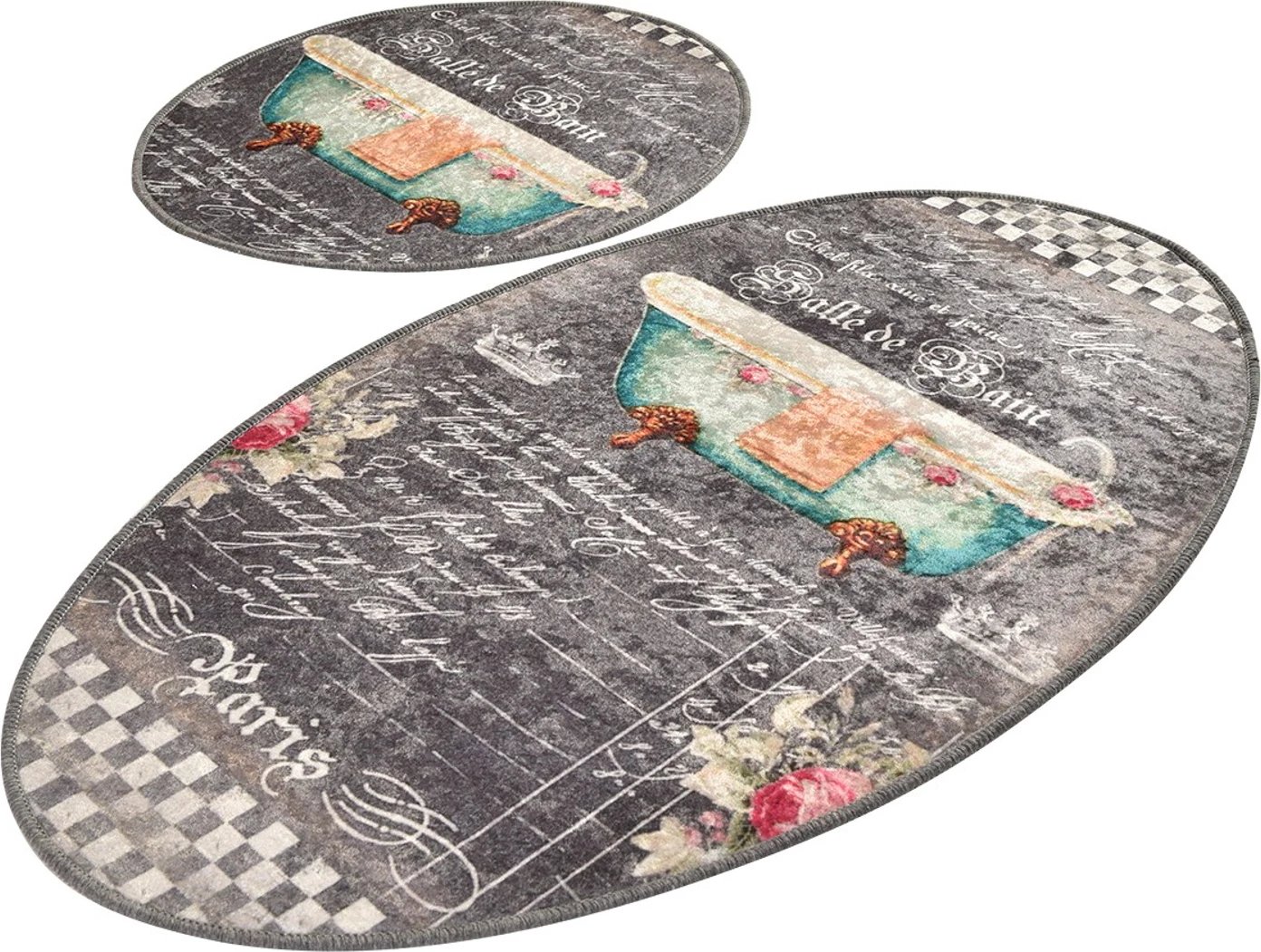 Set tapetash për banjo, Mijölnir, Bain, shumëngjyrëshe, 2 copë