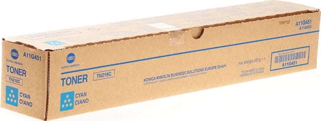 Toner, Konica Minolta TN216C A11G451, 26000 faqe, cyan