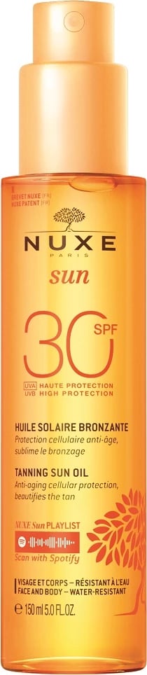 Vaj për rrezitje për femra Nuxe SPF30, 150ml