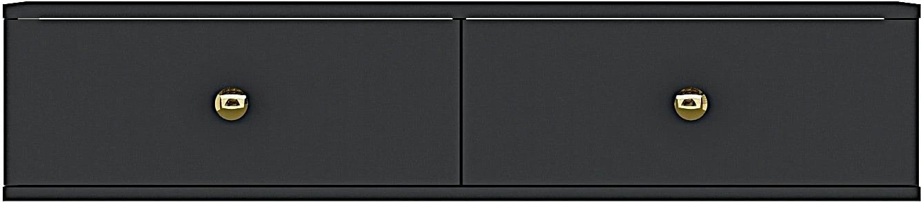 Komodë për TV, ngjyrë antracit dhe ari, Skye Decor Zuzu 120