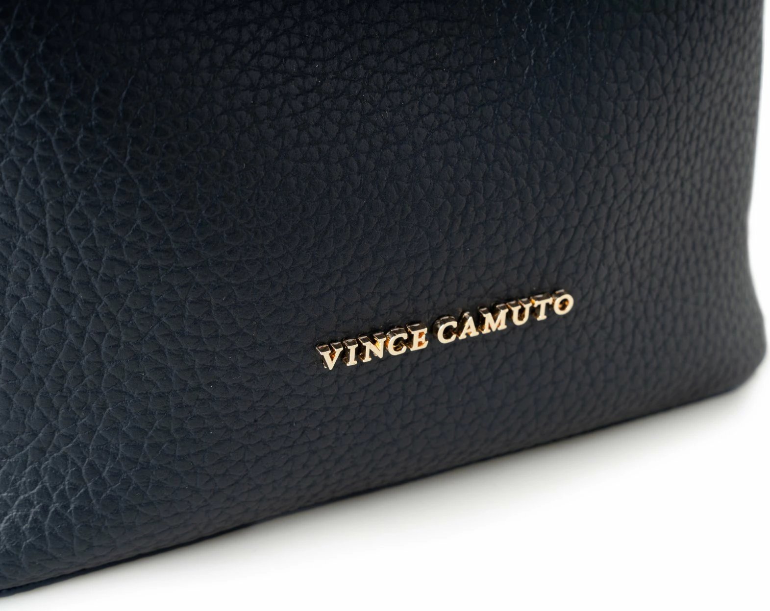 Çantë dore Vince Camuto, ngjyrë kaltër e errët dhe e bardhë, Venice