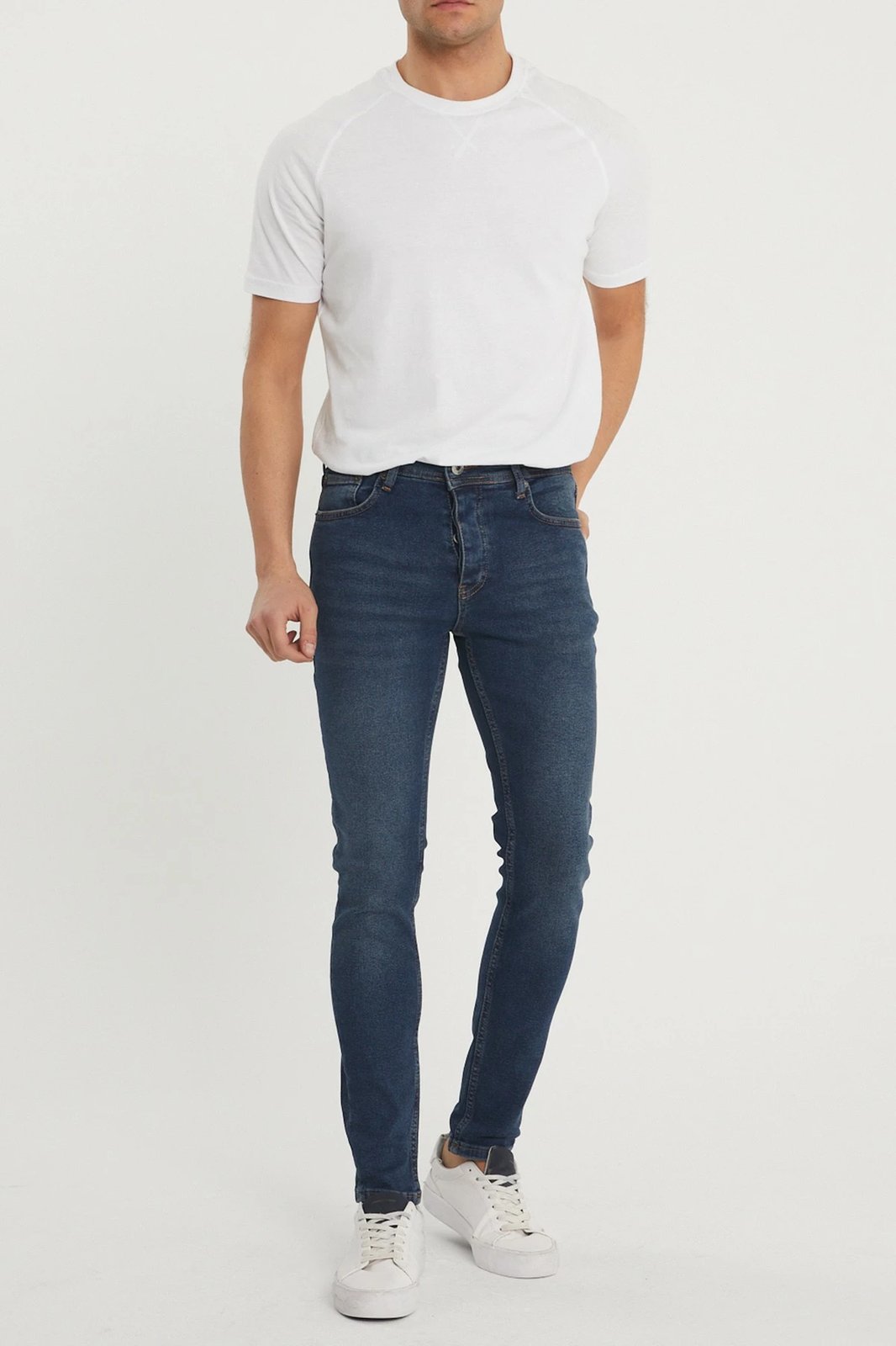 Pantallona për meshkuj Jumeon, X1052, ngjyrë blu e errët