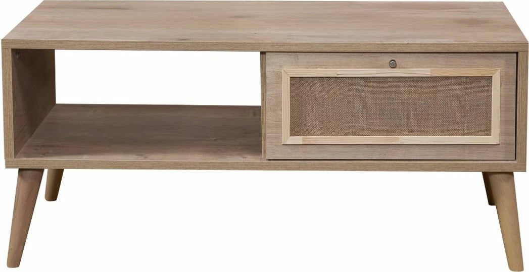 Tavolinë kafeje Skye Decor, ngjyrë lisi, Mount