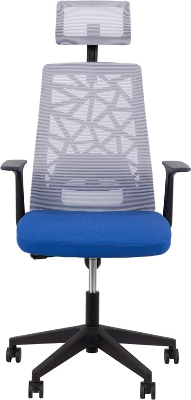 Karrige zyre VITRIO, gri-blu, 63x59x127