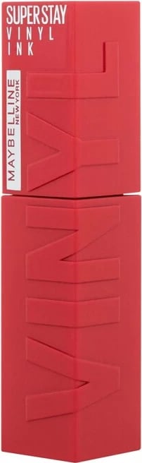Buzëkuq liquid Maybelline Super Stay Vinyl Ink 25 Red-Hot për femra kuq 4,2ml