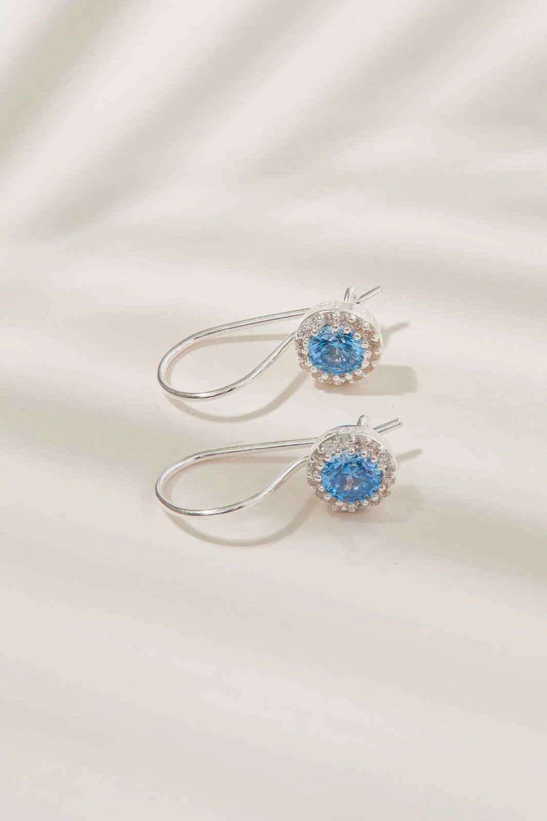 Vathë argjendi Elika, ngjyrë kaltër, ELKMD50491Mavi