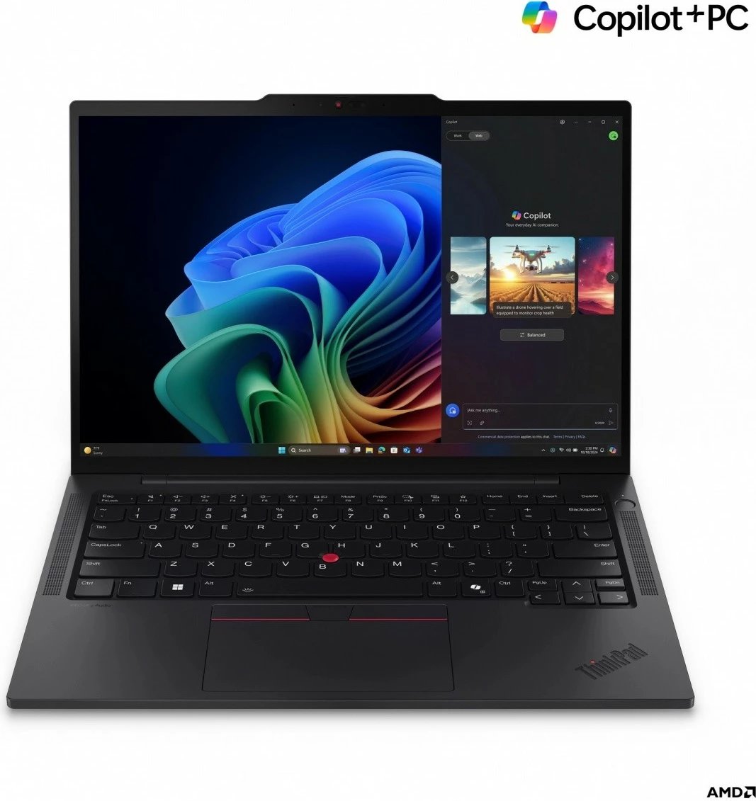 Ultrabook Lenovo ThinkPad T14s Gen 6, AMD Ryzen 7 PRO 360, 32GB RAM, 1TB SSD, 14" WUXGA, E zezë