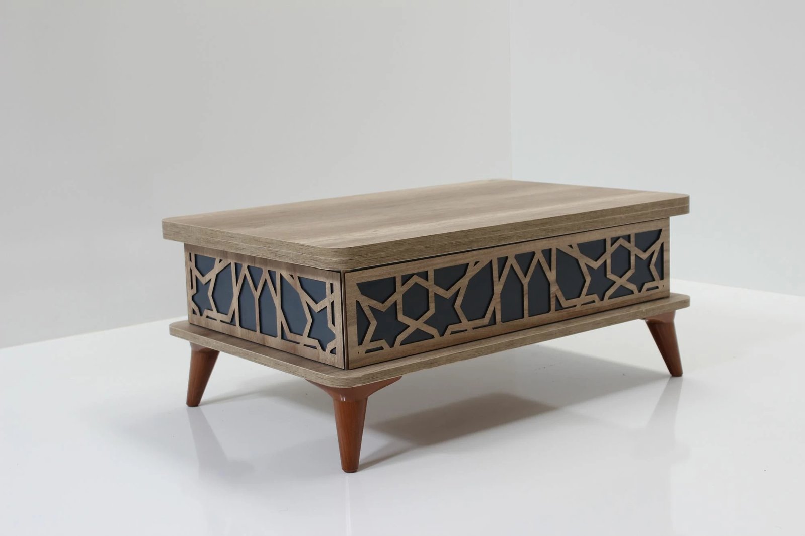 Tavolinë kafeje, ngjyrë blu, Skye Decor, Ada