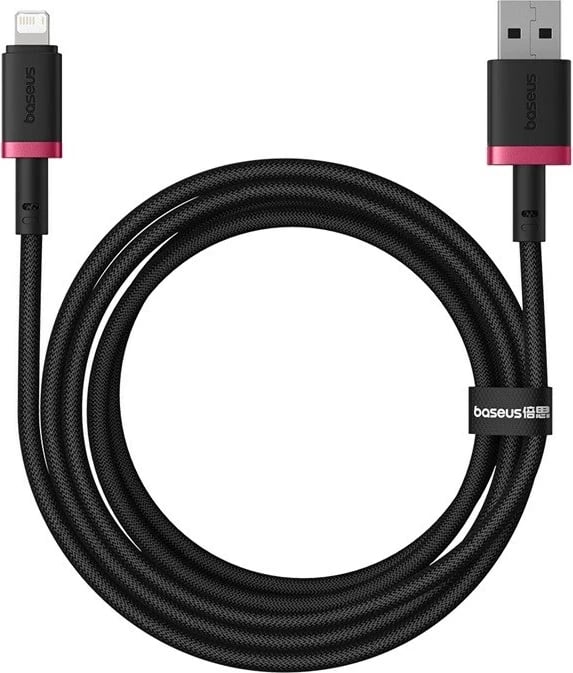 Kabllo karikimi e shpejtë Baseus Dura Type A në IP, 2 m, e kuqe