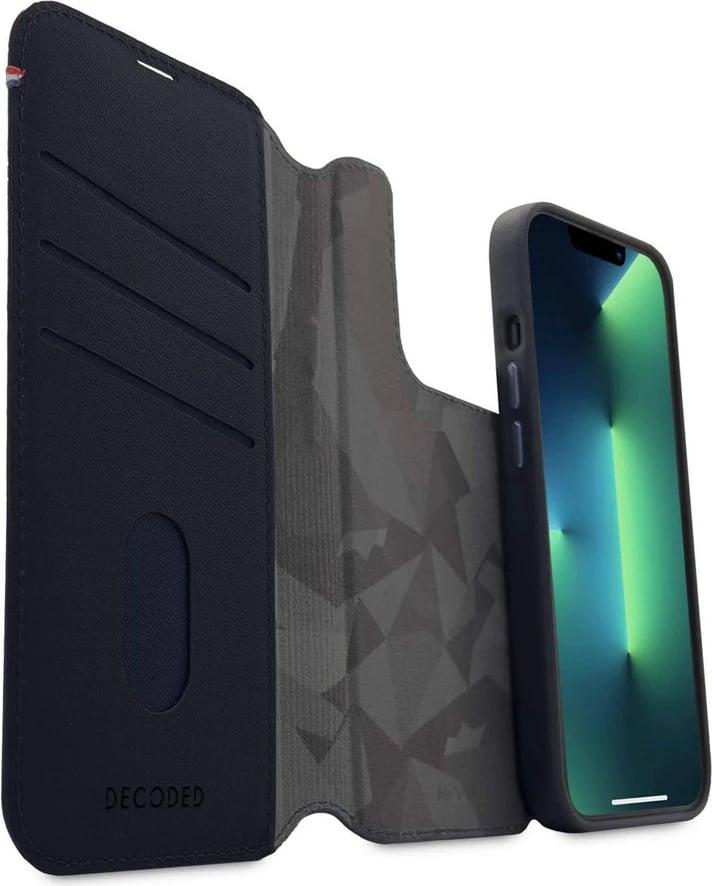 Mbështjellës për celular Apple, D23IPO14PMDW5NY, lëkurë, portofol, navy