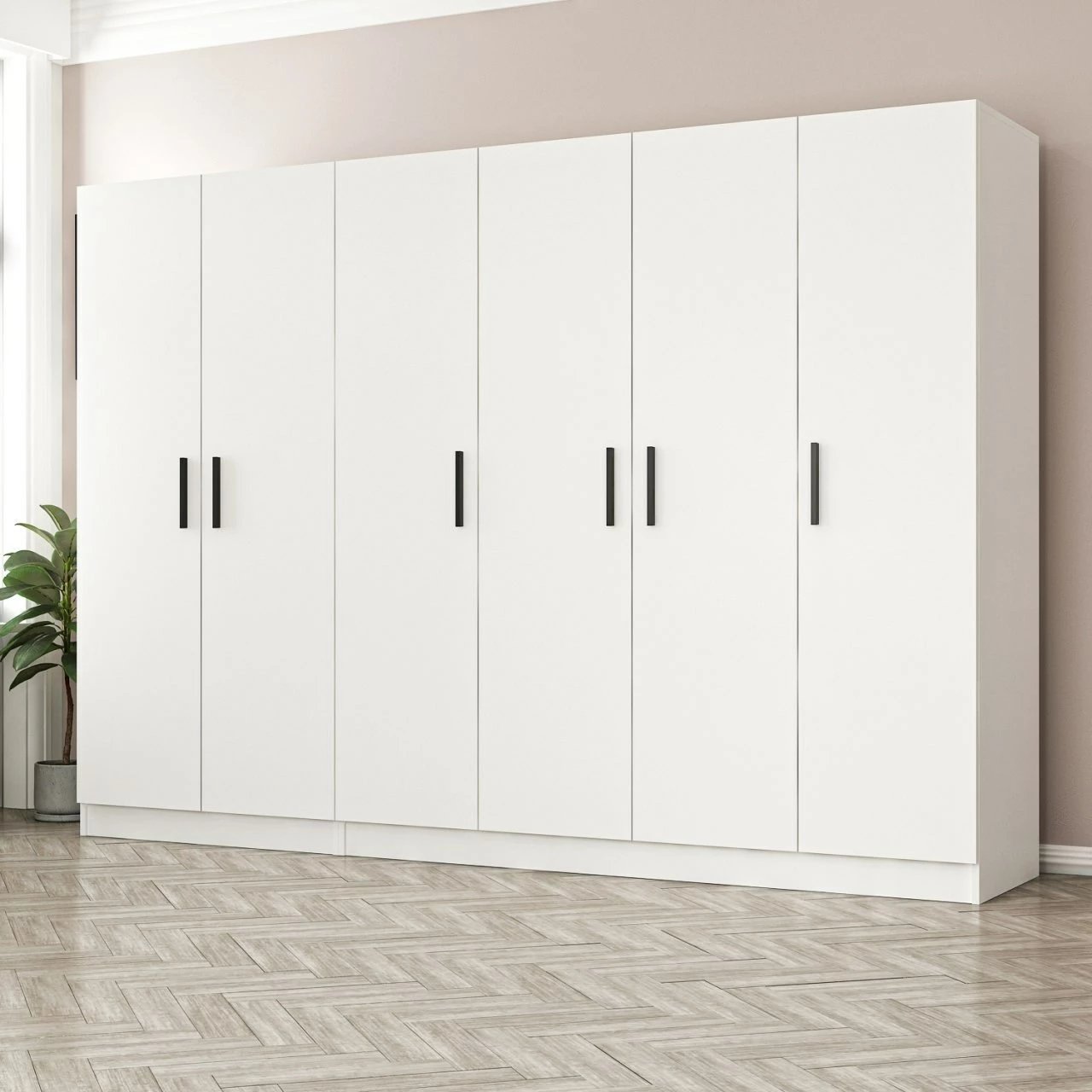 Dollap Skye Decor, i bardhë, Kale - 3806