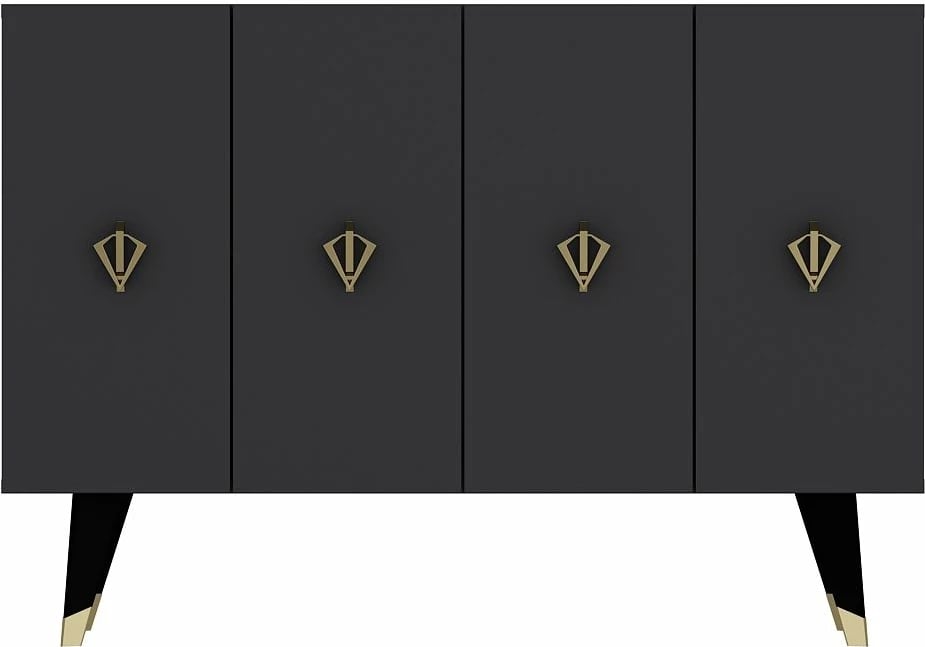 Konsol Skye Decor, anthracite, gold, 8163KM-32