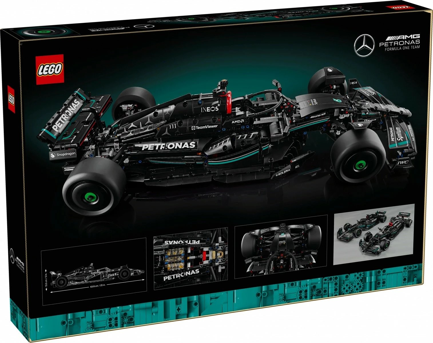 Set ndërtimi LEGO Technic Mercedes-AMG F1 W14 E Performance, 1642 pjesë, e zezë