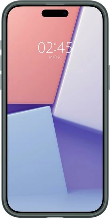 Mbështjellës Spigen Ultra Hybrid për iPhone 15 Pro Max, Gjelbër e errët