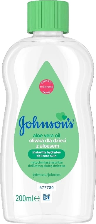 Vaj trupi për fëmijë Johnson's Aloe Oil 200ml