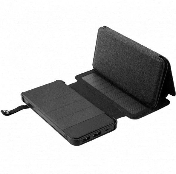 Panel diellor PowerNeed ES8000B, 6 W, e zezë