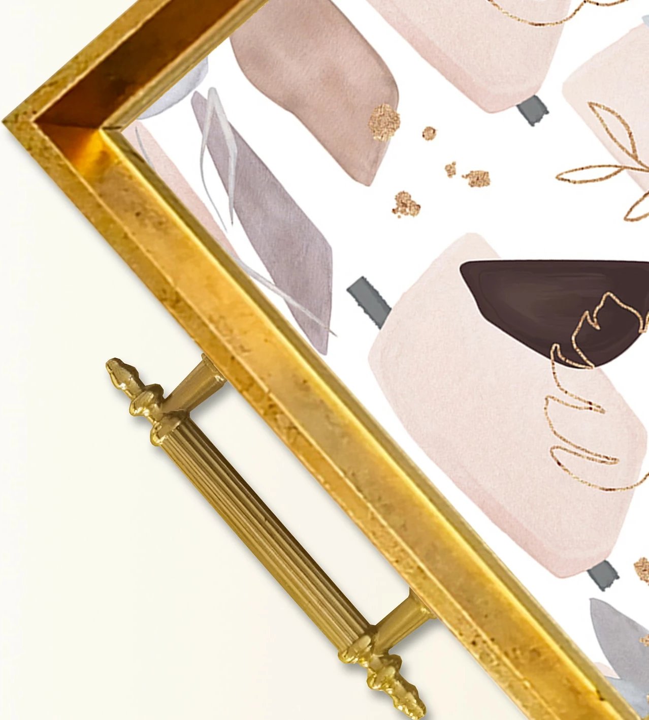 Tabaka dekorative prej qelqi, shumëngjyrëshe, TPEA9864 Tabaka dekorative prej qelqi, shumëngjyrëshe, TPEA9864