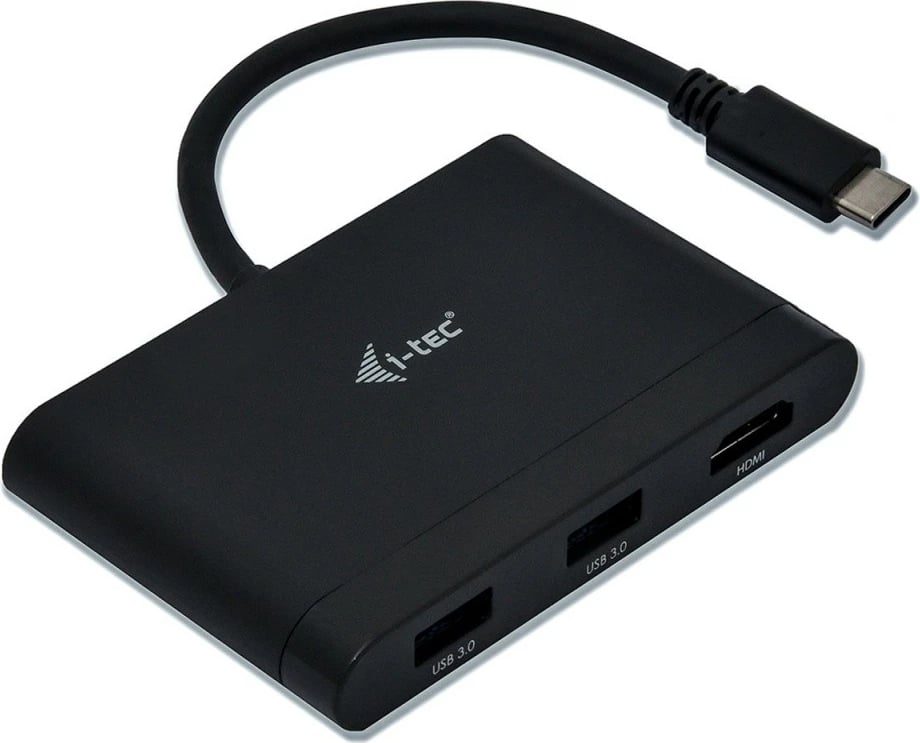 Adapter USB-C i-tec C31DTPDHDMI me HDMI, 2x USB 3.0, Power Delivery, i zi