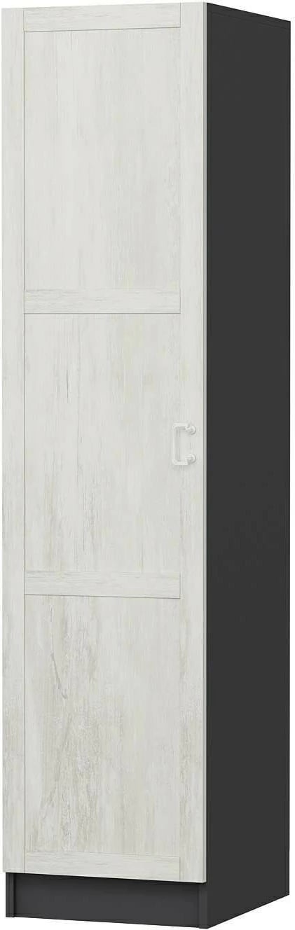 Dollap për rroba, Skye Decor, Minar Kale - 8766, i bardhë dhe antracit, 45x210x52 cm