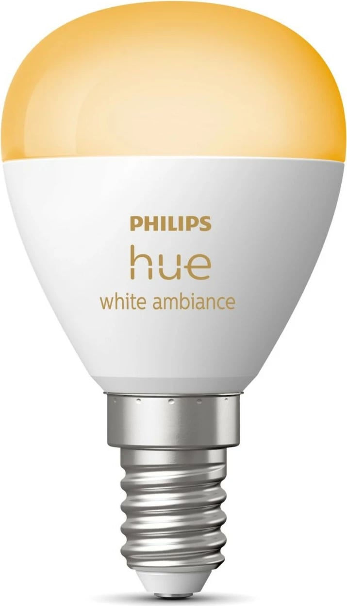 Llambë e mençur Philips Hue White ambience Lustre, Bluetooth, LED, E14, P45, Bardhë