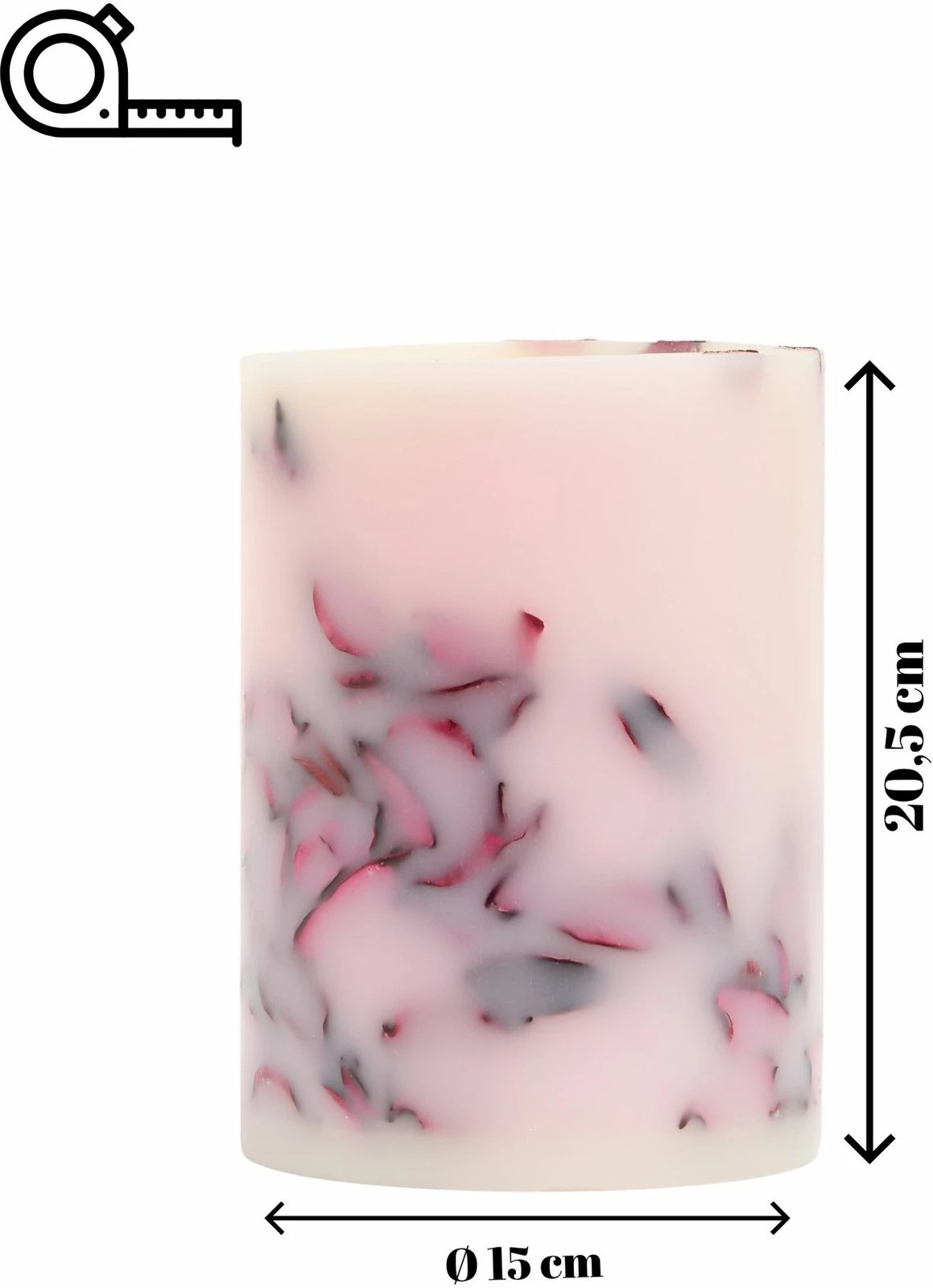 Qiri dekorativ, ngjyrë rozë, Evila Originals, 15x20.5x15cm